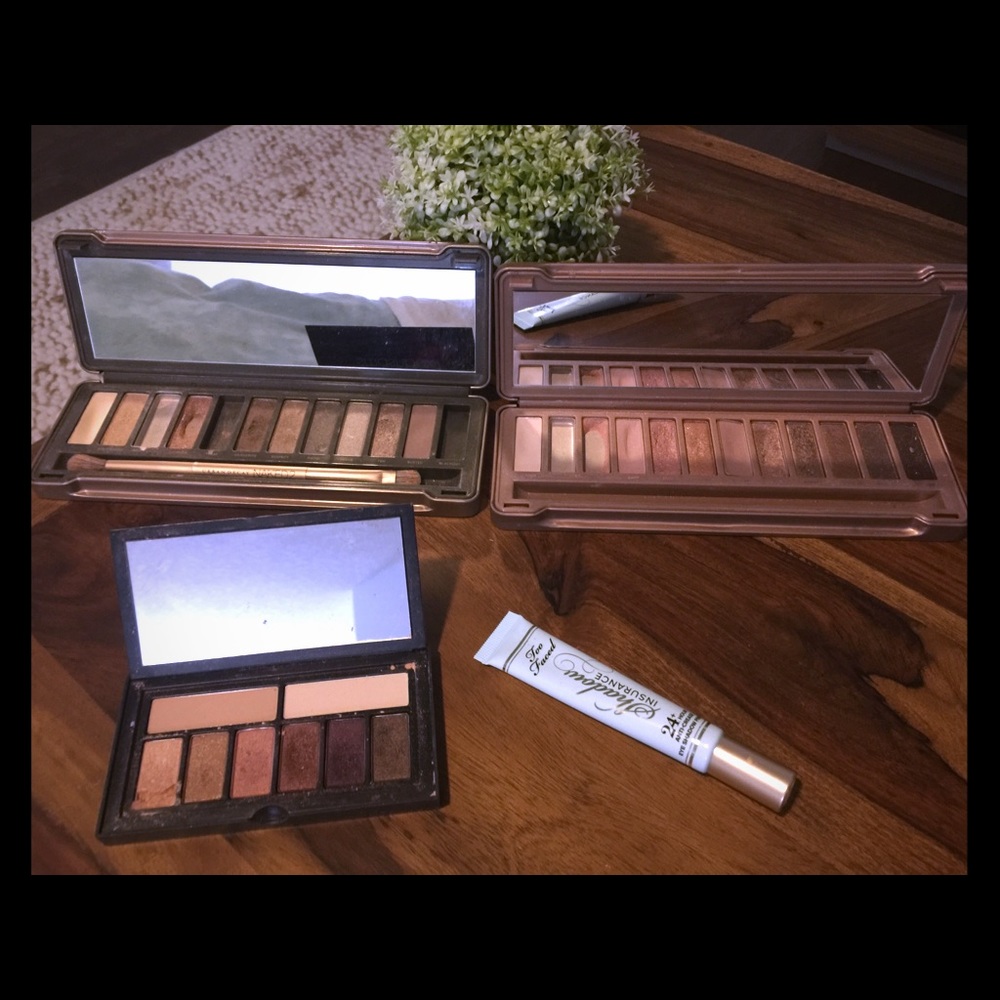 New too faced shadow insurance and used palettes